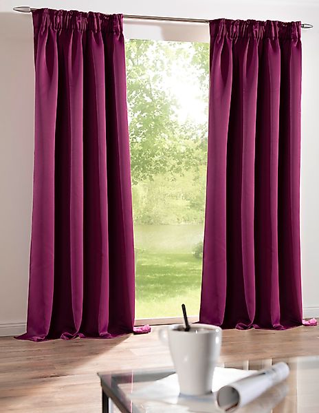 DecoHome24 Gardine Brillant, Kräuselband (1 St), günstig online kaufen
