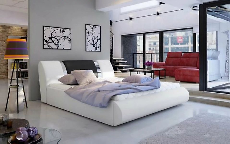 JVmoebel Bett, Bett Polster Doppelbett Luxus Textil Modern Schlafzimmer Hot günstig online kaufen