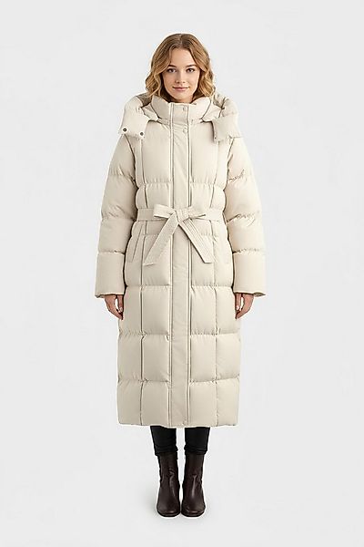 Copperose Parka Oversize Winterparka Steppmantel Langmantel mit Gürtel #761 günstig online kaufen