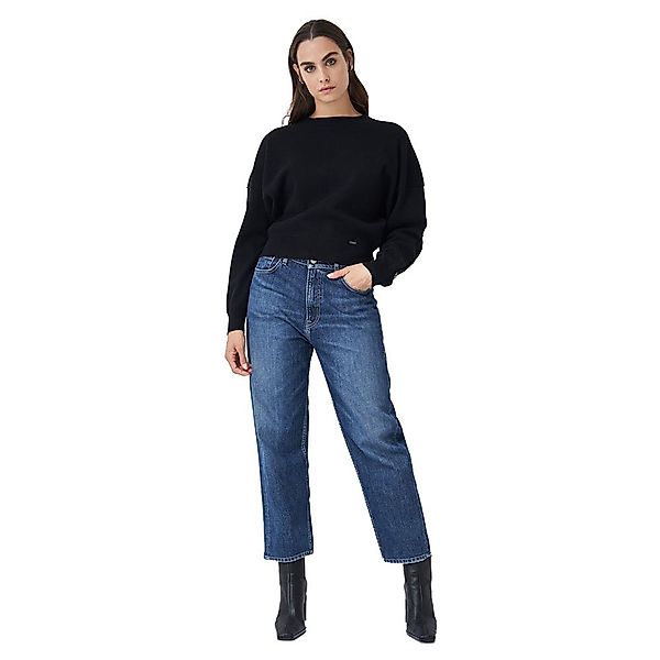 Salsa Jeans 125057-000 / Buttoned Sleeves Pullover L Black günstig online kaufen
