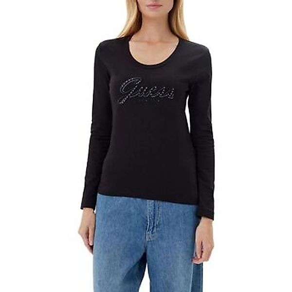 Guess  Langarmshirt CN LS EMBRO SCRIPT LOGO TEE W5YI26 J1314 günstig online kaufen
