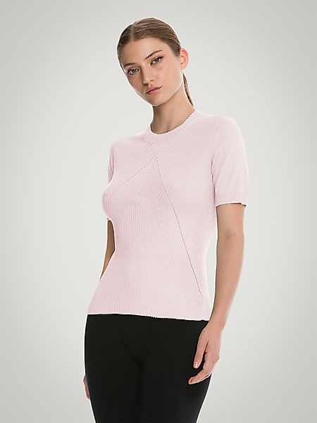Wolford - Cashmere Top Short Sleeves, Frau, marsh-mellow, Größe: L günstig online kaufen