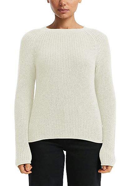 QS Strickpullover mit Strickmuster und Rundhalsausschnitt günstig online kaufen