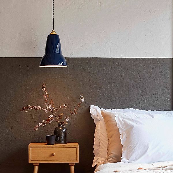 Anglepoise Hängeleuchte Original 1227 Brass Midi, blau günstig online kaufen
