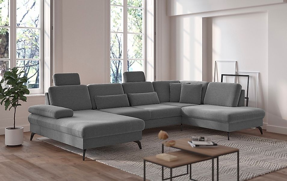 sit&more Wohnlandschaft "Morris U-Form, inkl. Sitztiefenverstellung", wahlw günstig online kaufen
