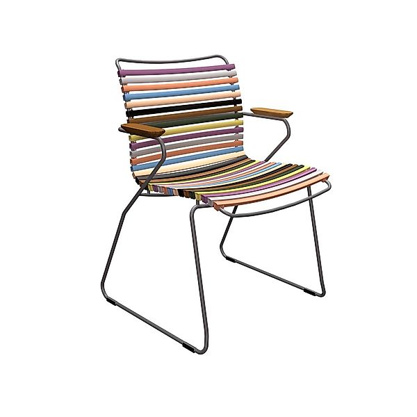 Outdoor Stuhl Click mit Armlehne Multi-Color 1 günstig online kaufen