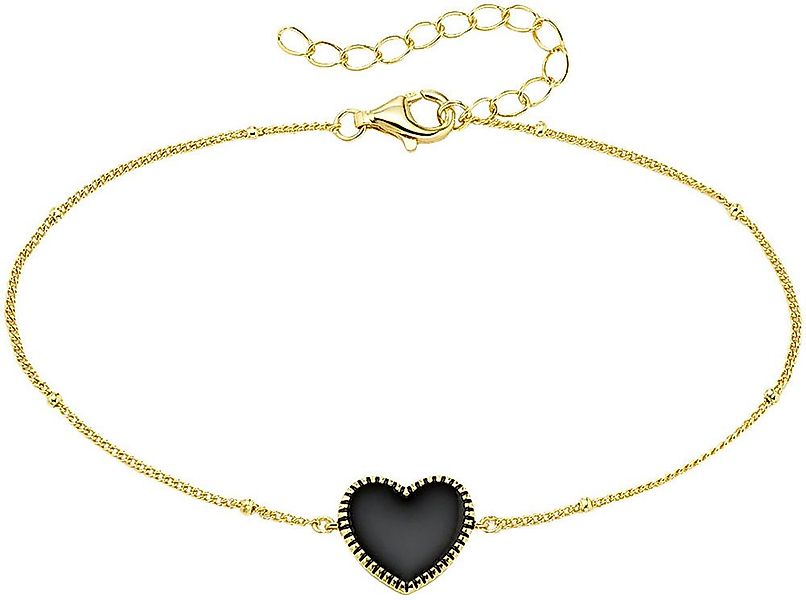 Aniston JEWELRY & WATCHES Armband Schmuck Geschenk Armband mit schwarzem Em günstig online kaufen