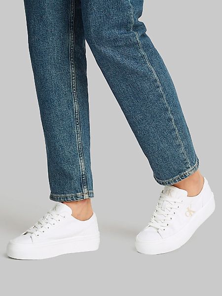 Calvin Klein Jeans VULC FLATFORM LOW CV MG Plateausneaker, Schnürschuh, Fre günstig online kaufen