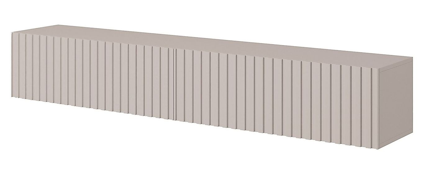 Selsey TV-Schrank TELIRE Hängend mit 2 grifflosen Lamellenfronten, 175 cm günstig online kaufen