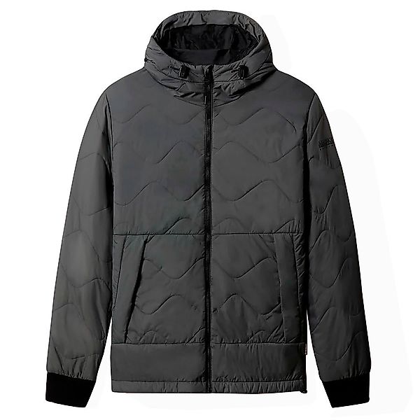 Napapijri A-circular Puffer 1 Jacke M Dark Grey Solid günstig online kaufen
