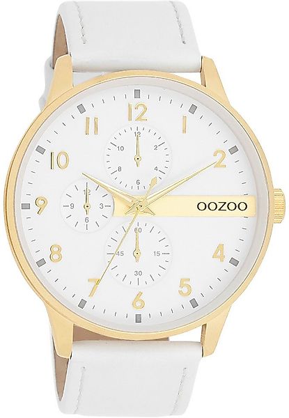 OOZOO Quarzuhr C11305, Armbanduhr, Herrenuhr, Lederarmband günstig online kaufen