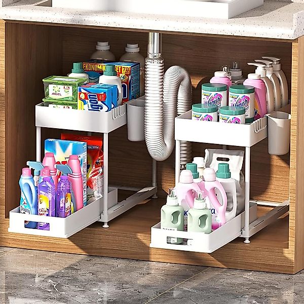 Refined Living Ablageregal Waschbecken Regal, Küchenschrank günstig online kaufen
