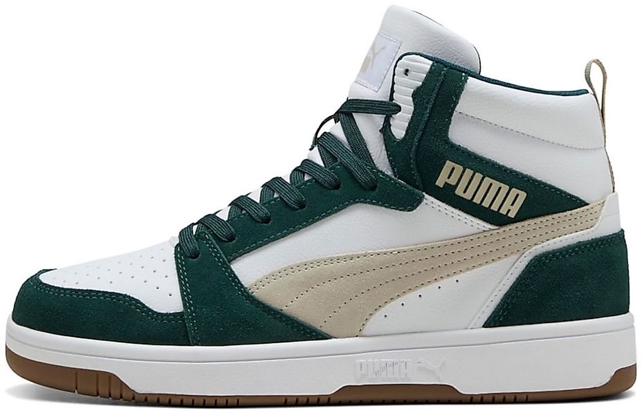 PUMA Puma Rebound v6 SD White-Desert Dust-Green Terrain Sneaker günstig online kaufen
