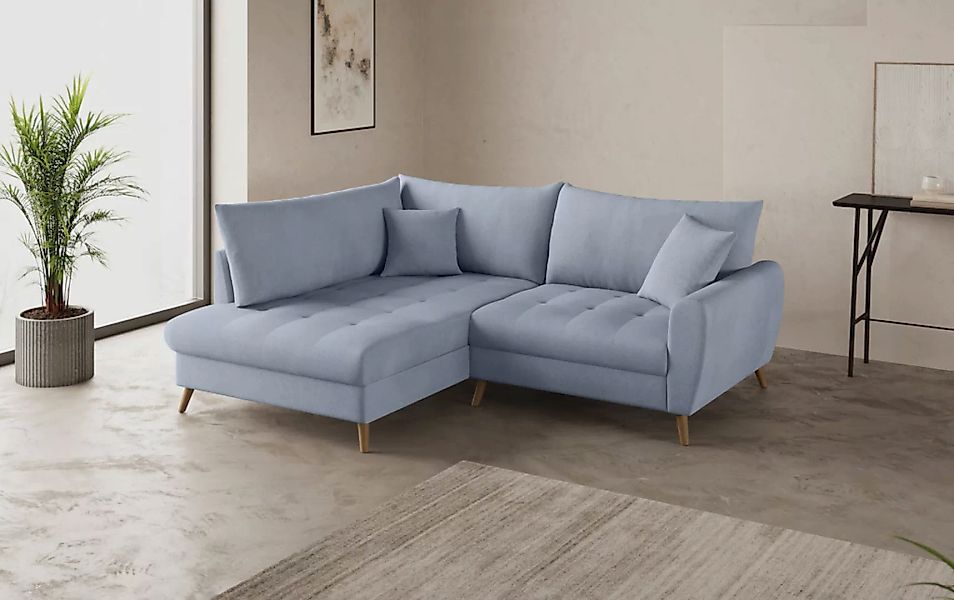 Mr. Couch Ecksofa "Blackburn II, L-Form", Mit Kaltschaumpolsterung bis 140 günstig online kaufen