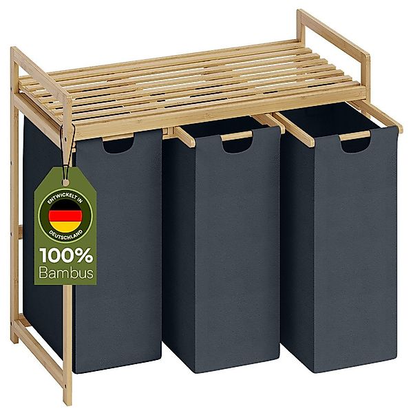 Bellamio Ausziehwäschekorb Newa (inkl. 3 Wäschesäcke), günstig online kaufen