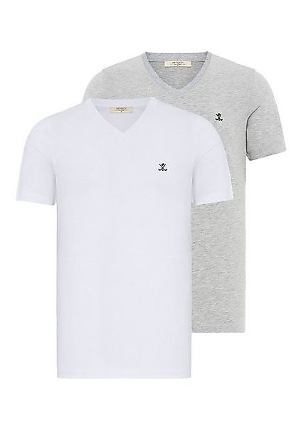 Antioch  T-Shirts & Poloshirts Chandler 2 Pack Regular Fit Basic T-Shirt günstig online kaufen