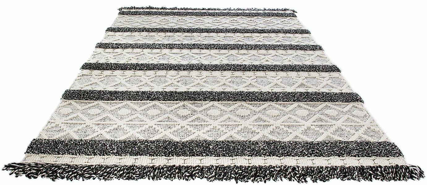 LUXOR living Wollteppich "Fano" rechteckig 22 mm Höhe reine Wolle, handgewe günstig online kaufen