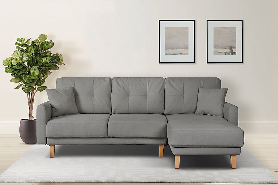 Home affaire Ecksofa "TRIPLO optionale Schlafsofa mit Bettkasten, Maße B/T/ günstig online kaufen