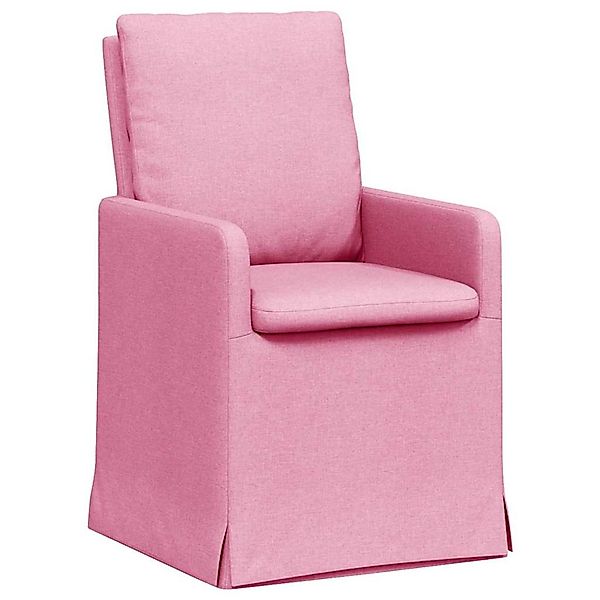 vidaXL Esszimmerstühle 2 Stk Rosa 57 x 67 x 98 cm Stoff 42017925 günstig online kaufen