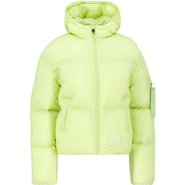 Alpha  Daunenjacken Cloud Puffer Bomber Women - Arctic Lime günstig online kaufen