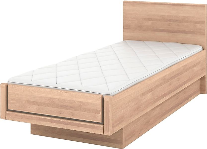 Musterring Holzbett »Sorrent, Bettgestell, Bettrahmen, teilmassiv Eiche«, ( günstig online kaufen
