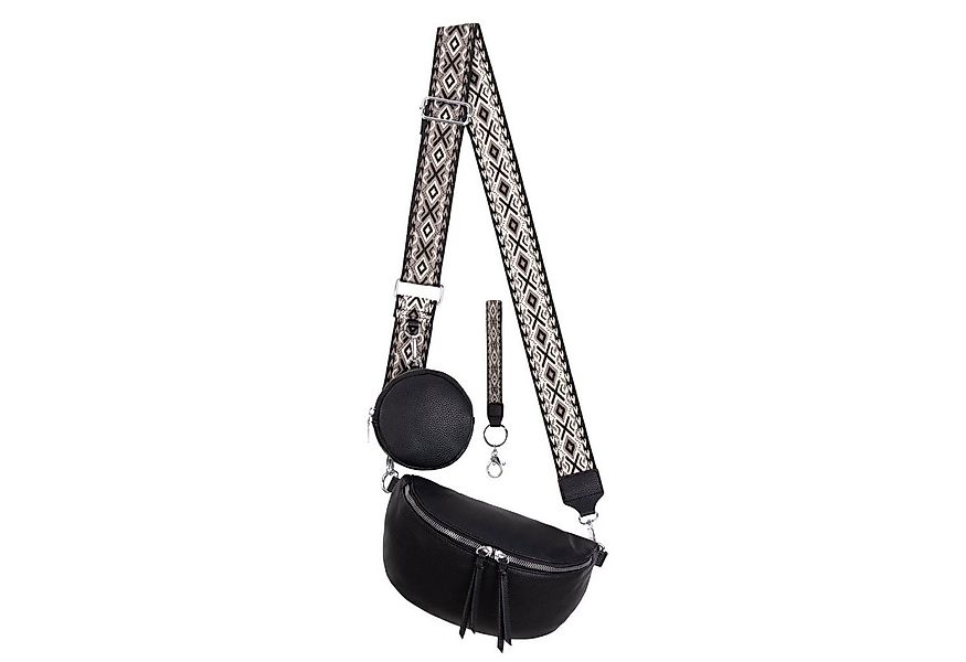 EAAKIE Gürteltasche Bauchtasche Umhängetasche Crossbody-Bag Kunstleder Ital günstig online kaufen