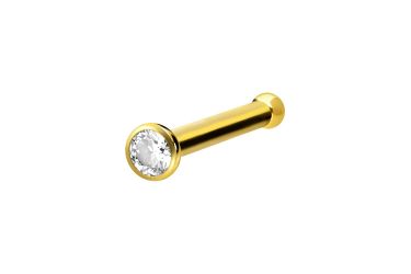 PIERCINGLINE Nasenpiercing Titan Nasenstecker Pin KRISTALL günstig online kaufen