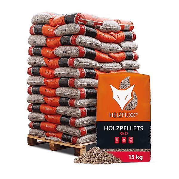 HEIZFUXX Holzpellets Red, 975 kg, (Palette, 65-St) günstig online kaufen