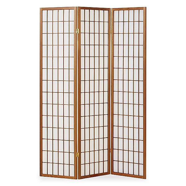 Homestyle4u Paravent Raumteiler Trennwand Shoji Holz günstig online kaufen