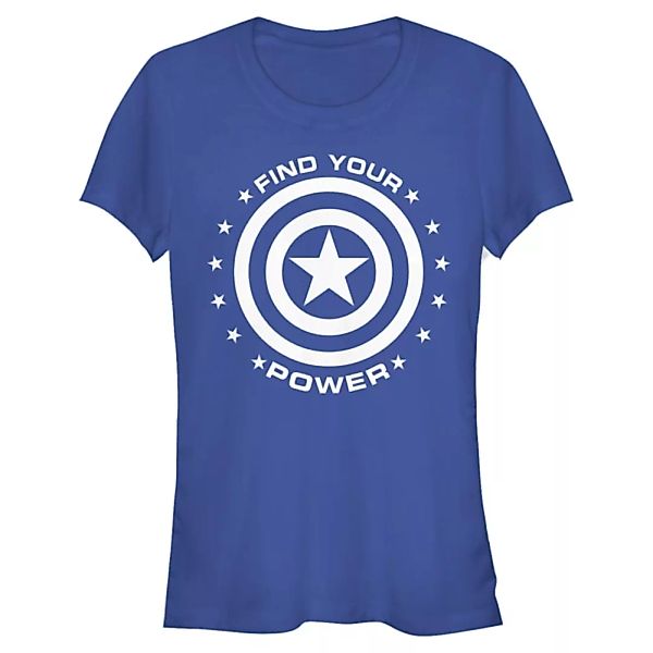 Marvel - Avengers - Captain America Captain Power - Frauen T-Shirt günstig online kaufen