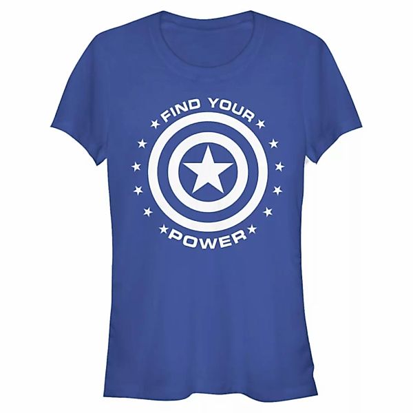 Marvel - Avengers - Captain America Captain Power - Frauen T-Shirt günstig online kaufen