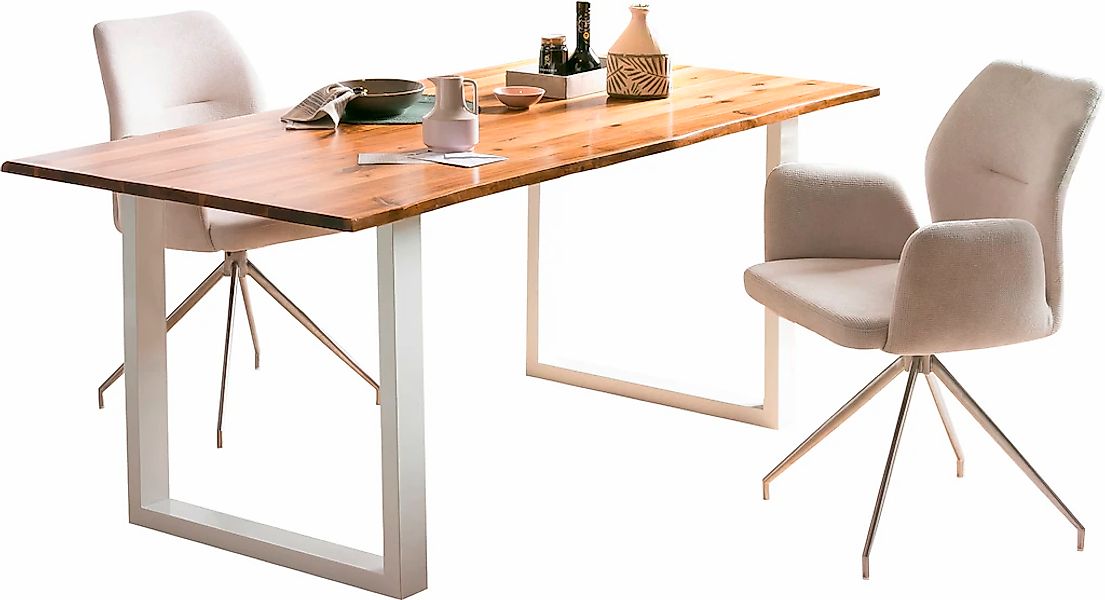 SalesFever Baumkantentisch "Tisch mit Baumkante im Naturlook" Hochwertig ve günstig online kaufen