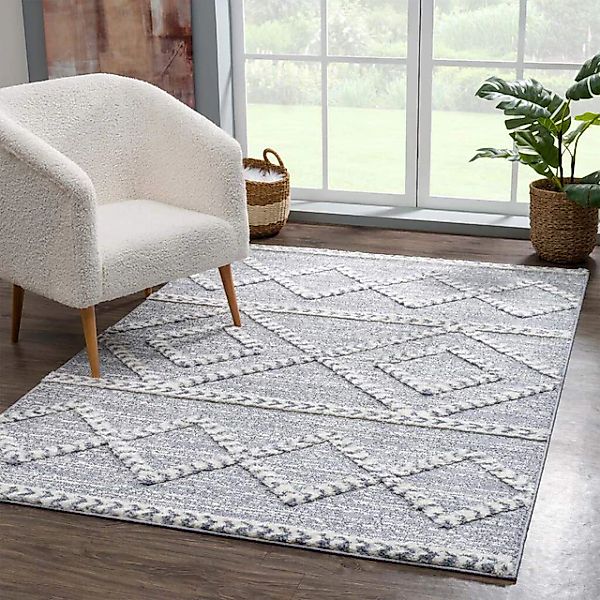 Carpet City Hochflor-Teppich »Focus 3022«, rechteckig, 20 mm Höhe, Läufer, günstig online kaufen