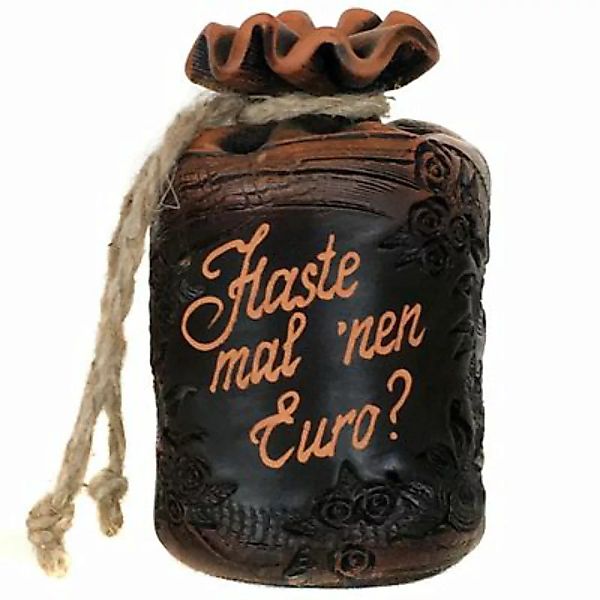 HTI-Living Keramik Sparsack braun Haste mal `nen Euro günstig online kaufen