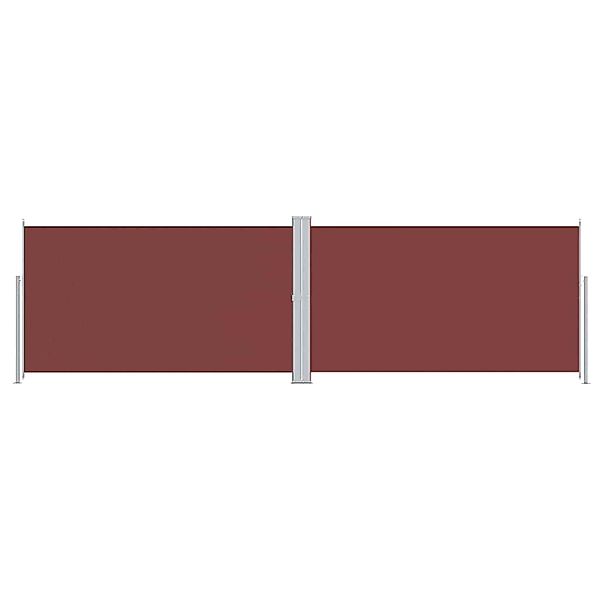 furnicato Seitenmarkise Ausziehbar Braun 180x600 cm günstig online kaufen