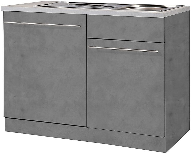 wiho Küchen Spülenschrank Chicago 110 cm günstig online kaufen