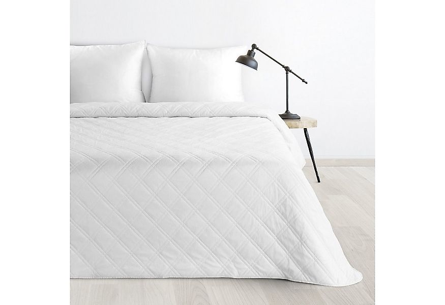 Design91 Tagesdecke Steppdecke LUIZ8 aus Samt Weicher Bett- und Sofaüberwur günstig online kaufen