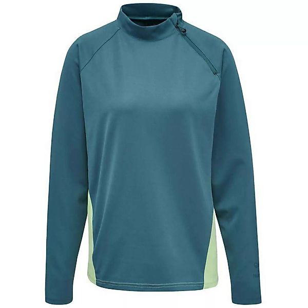 Hummel Action Sweatshirt XL Blue Coral / Green Ash günstig online kaufen