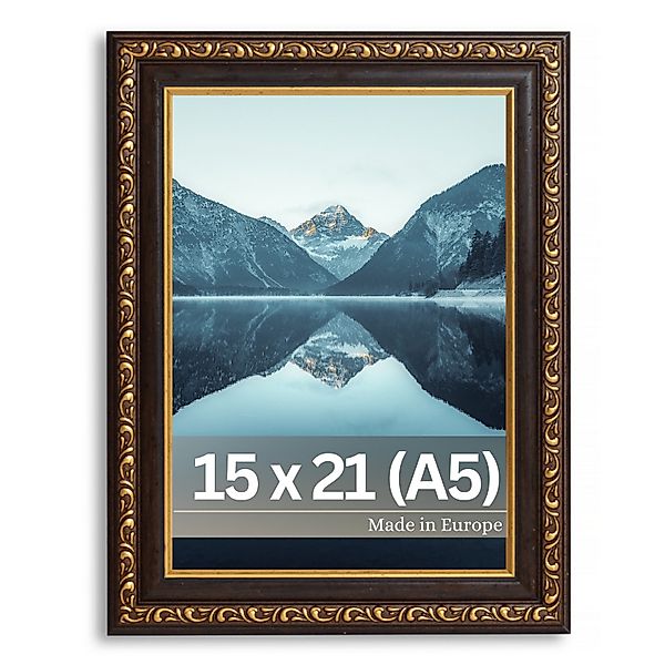 Victor (Zenith) Bilderrahmen Chagall, Antiker Bilderrahmen Grün Braun 15x20 günstig online kaufen