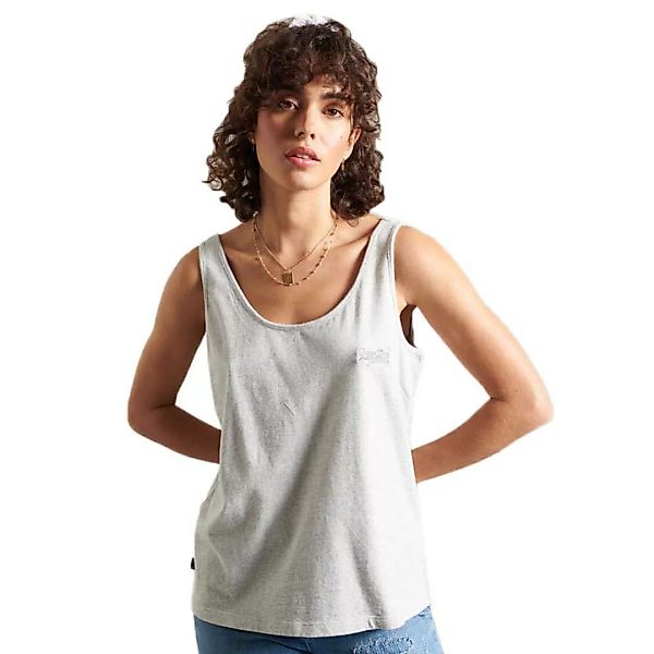 Superdry Orange Label Classic Ärmelloses T-shirt S Light Grey Marl günstig online kaufen