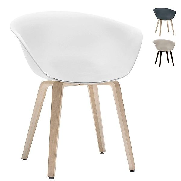 Arper DUNA 02 4203 | Esszimmerstuhl | Holzbeine günstig online kaufen