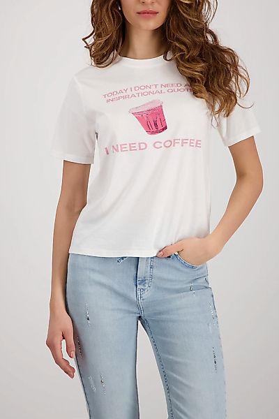 Monari T-Shirt "Shirt Coffee to go" Regular fit mit Print günstig online kaufen