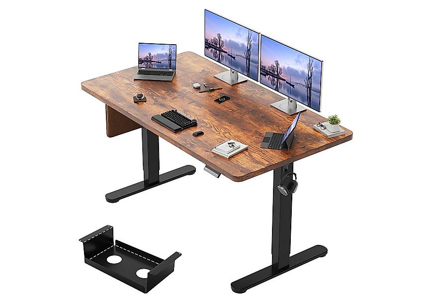 HOMALL Schreibtisch Höhenverstellbarer Schreibtisch mit 4-stufiger Höhenspe günstig online kaufen