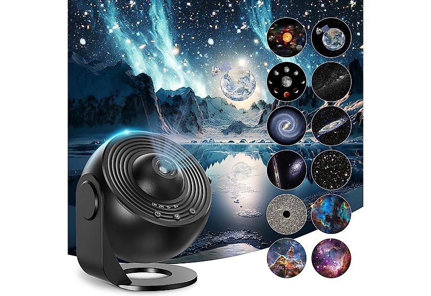 ANYSUN LED-Sternenhimmel LED Nachtlicht 360 Drehbare 13 in 1 Planetarium Ga günstig online kaufen