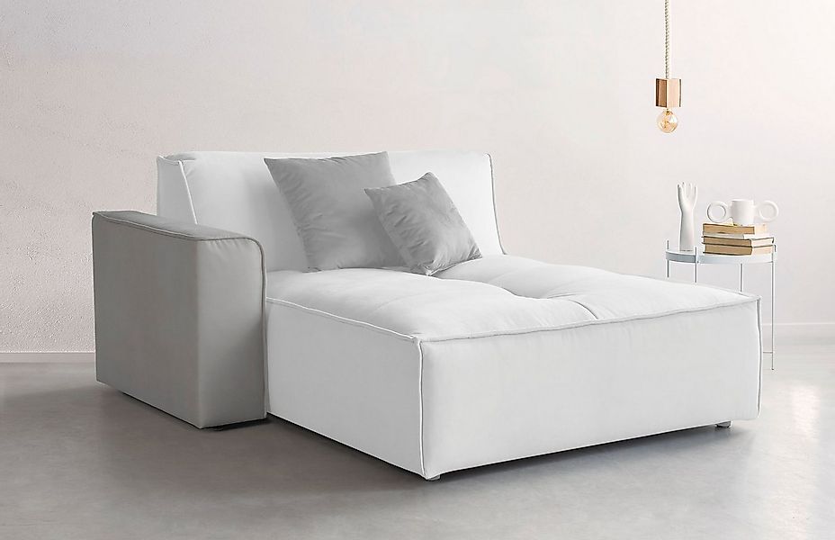 RAUM.ID Sofaelement "Monolid", Armlehne, Bezug in Teddy-Optik günstig online kaufen