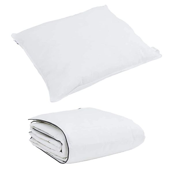 vidaXL Winterbettdecke mit Kissen 2-Tlg Weiß Daunenfeder 3376193 günstig online kaufen