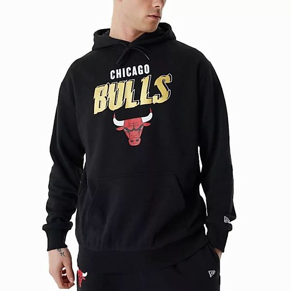 New Era Kapuzenpullover Oversized METALLIC Chicago Bulls günstig online kaufen