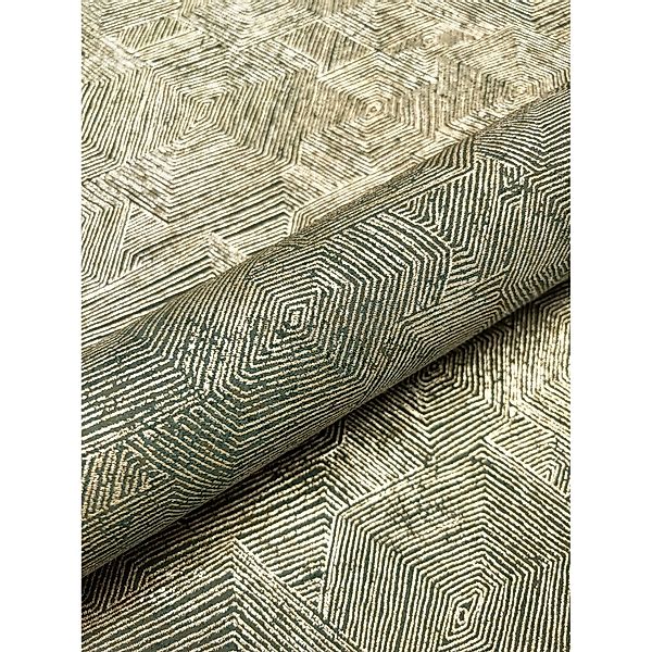 Newroom Vliestapete Kudi Green Leicht Glänzend Grafisch FSC® günstig online kaufen