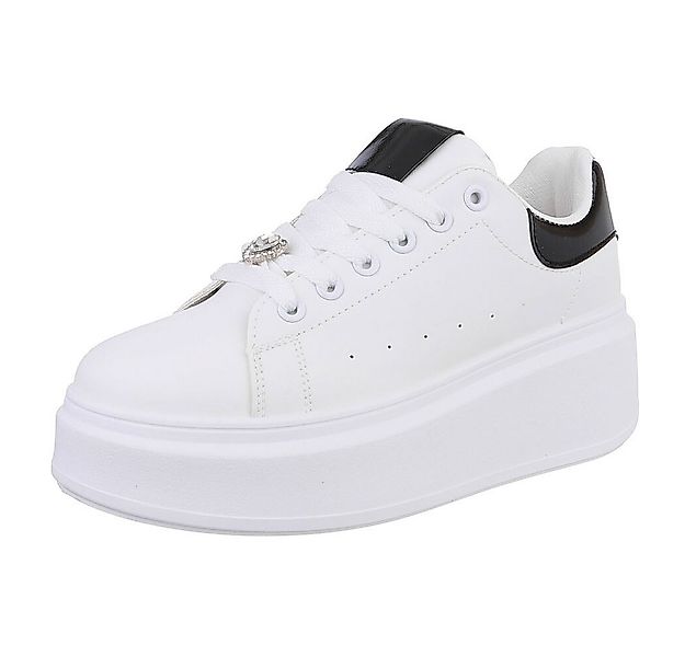 Ital-Design Damen Sneaker mit erhöhter Sohle und elegantem Design Sneaker ( günstig online kaufen