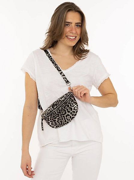 Zwillingsherz Tragetasche "Crossbody Bag "Leo"" mit Reißverschluss und Leom günstig online kaufen